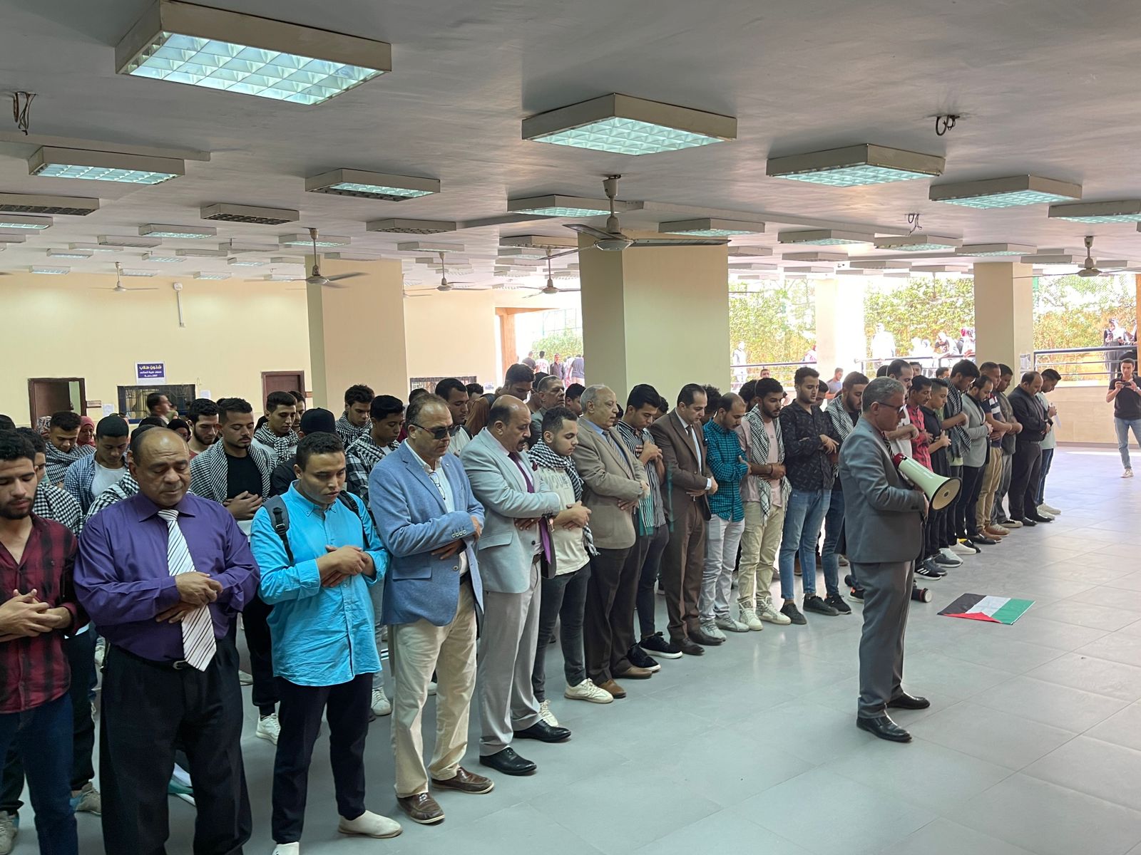 Prayers in absentia at Thebes Academy for the souls of the martyrs of Gaza